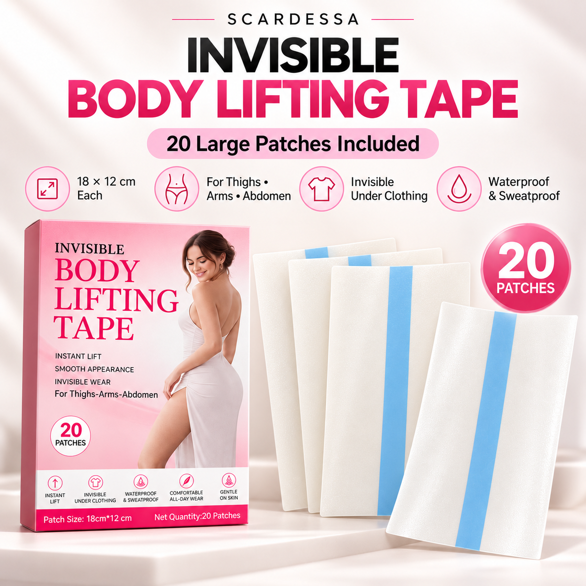 Invisible Body Lift Tape – Smooth & Sculpt