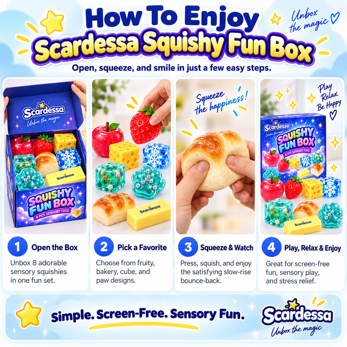 Squishy Fun Box – 8 Surprises 1