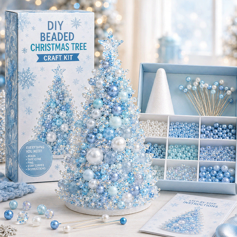 DIY Beaded Christmas Tree Craft Kit
