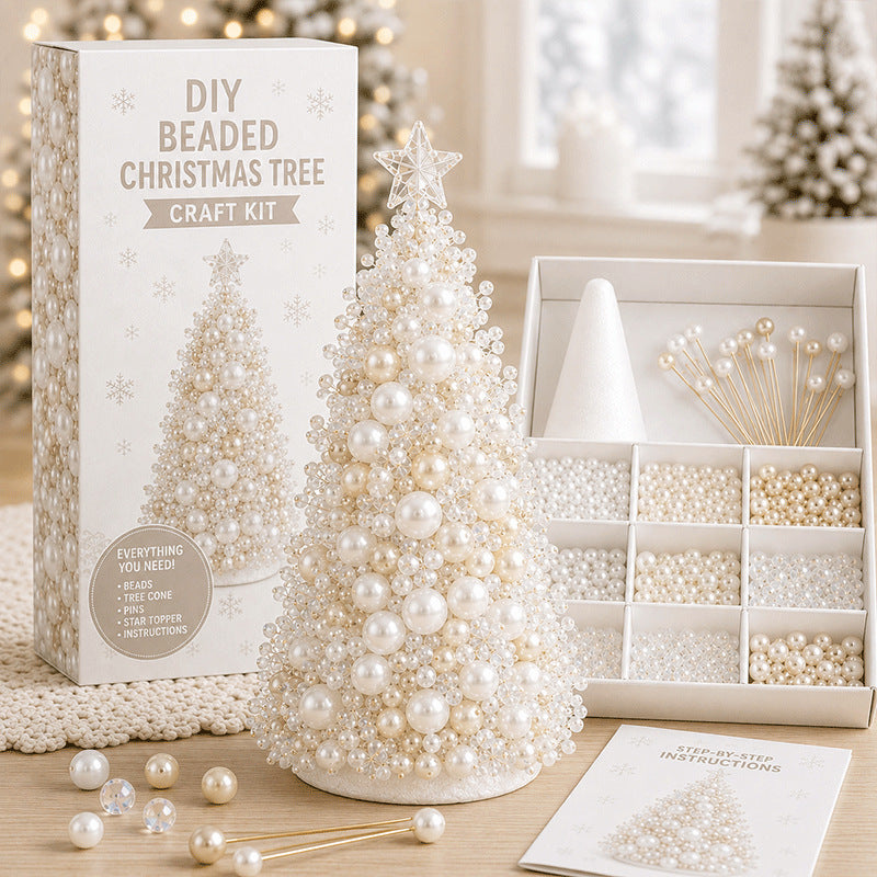 DIY Beaded Christmas Tree Craft Kit