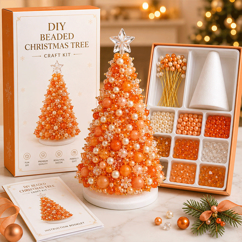 DIY Beaded Christmas Tree Craft Kit