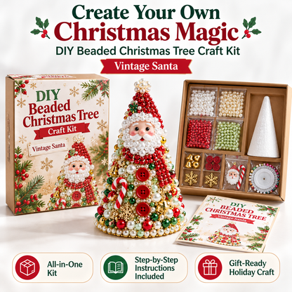 DIY Beaded Christmas Tree Craft Kit