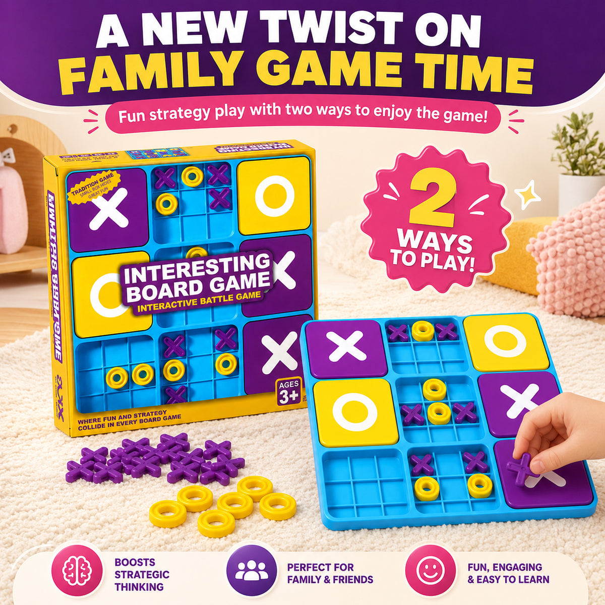 Ultimate Tic Tac Toe Strategy Game