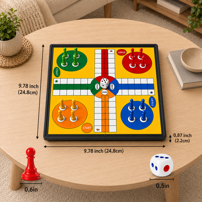 Magnetic Folding Ludo Game