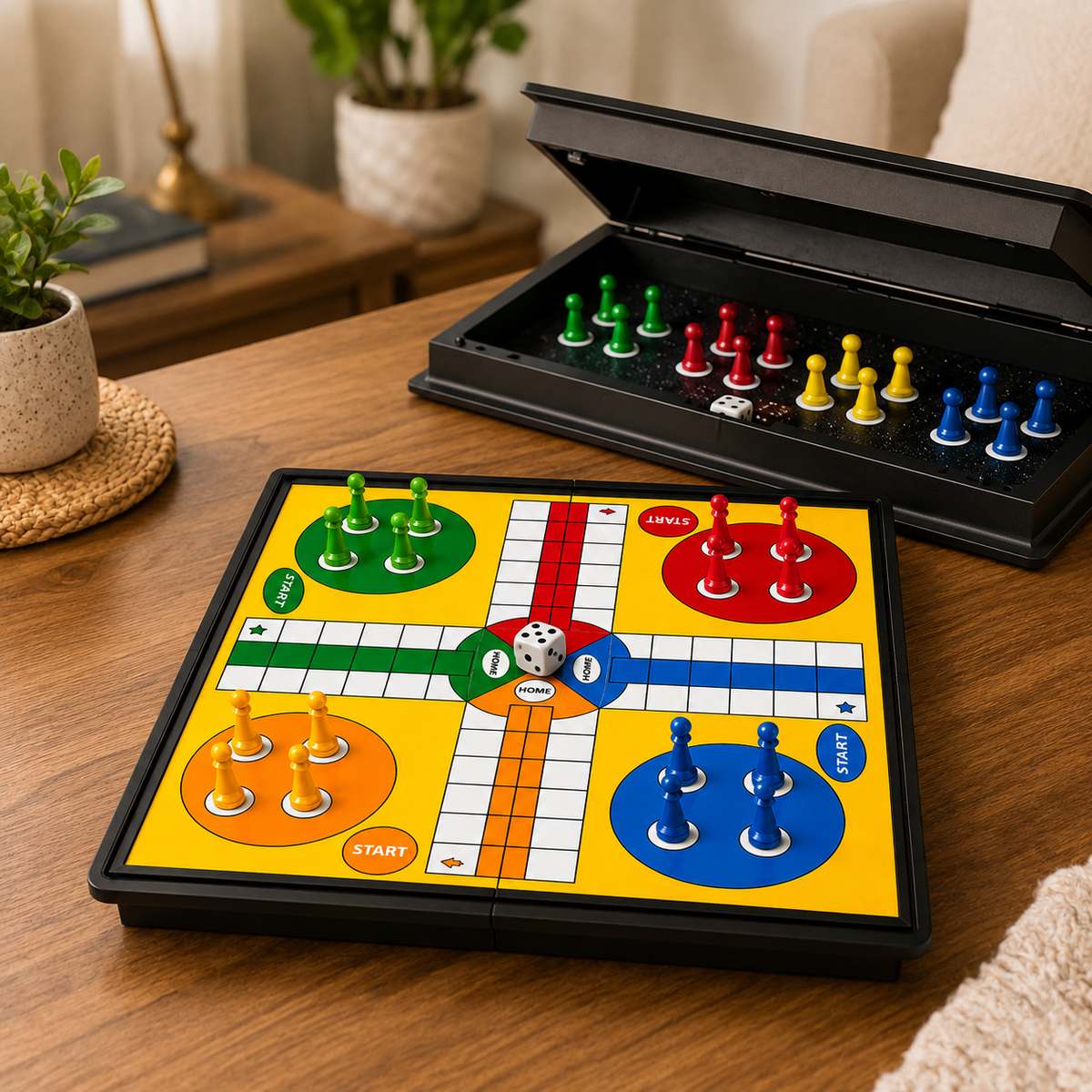 Magnetic Folding Ludo Game