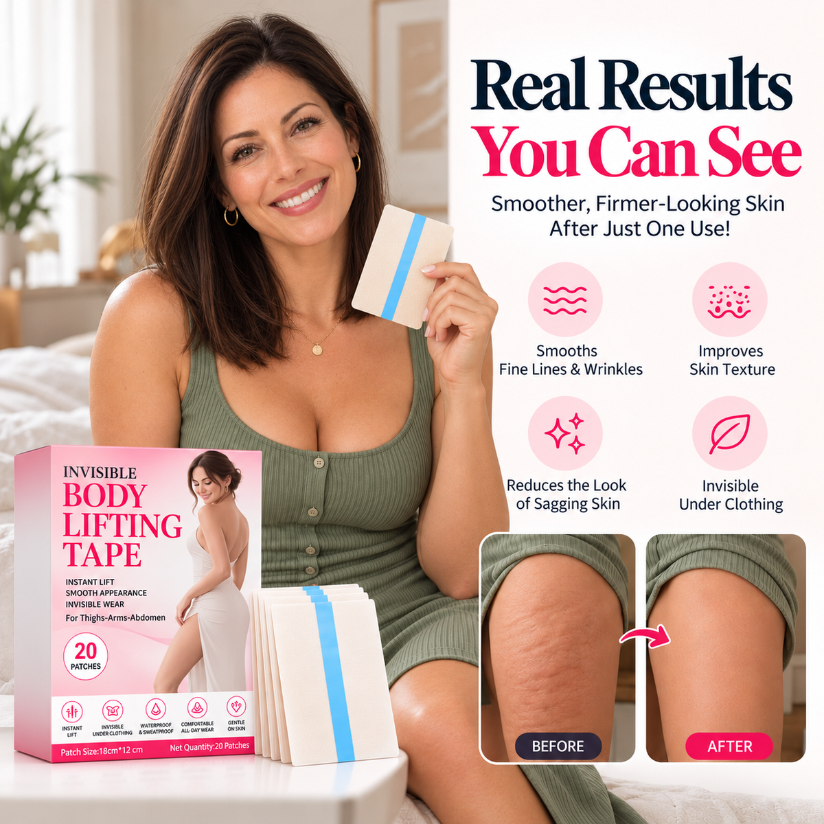 Invisible Body Lift Tape – Smooth & Sculpt
