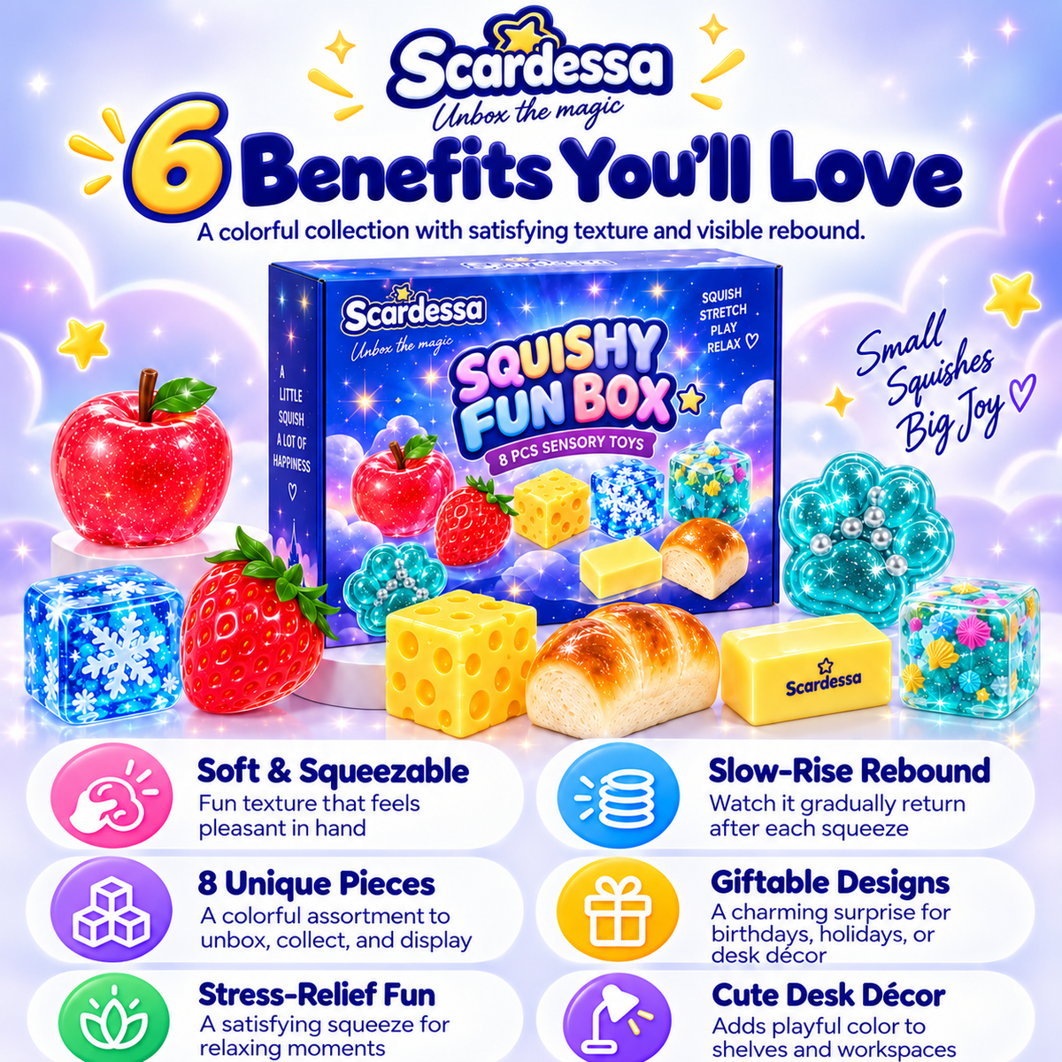 Squishy Fun Box – 8 Surprises 1