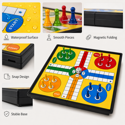 Magnetic Folding Ludo Game
