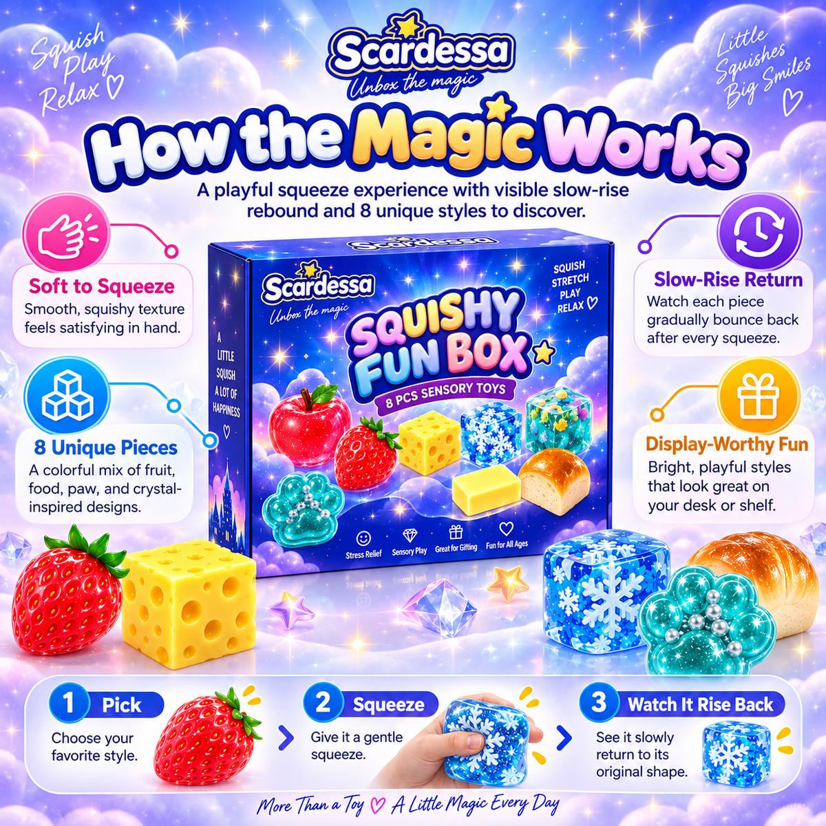 Squishy Fun Box – 8 Surprises 1
