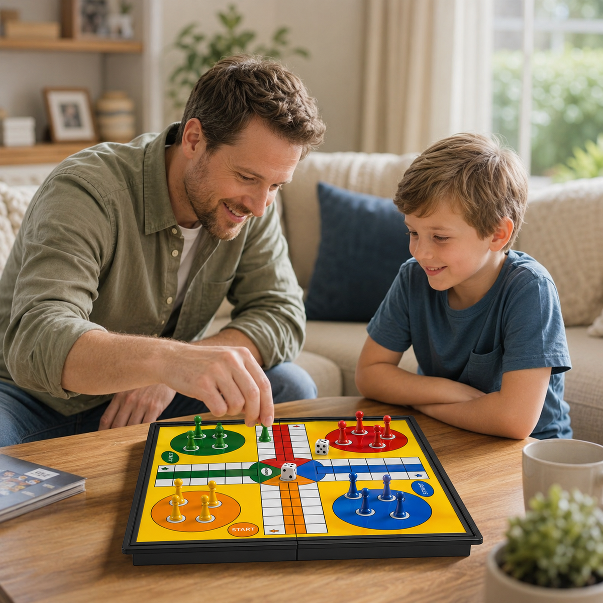 Magnetic Folding Ludo Game