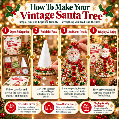 DIY Beaded Christmas Tree Craft Kit