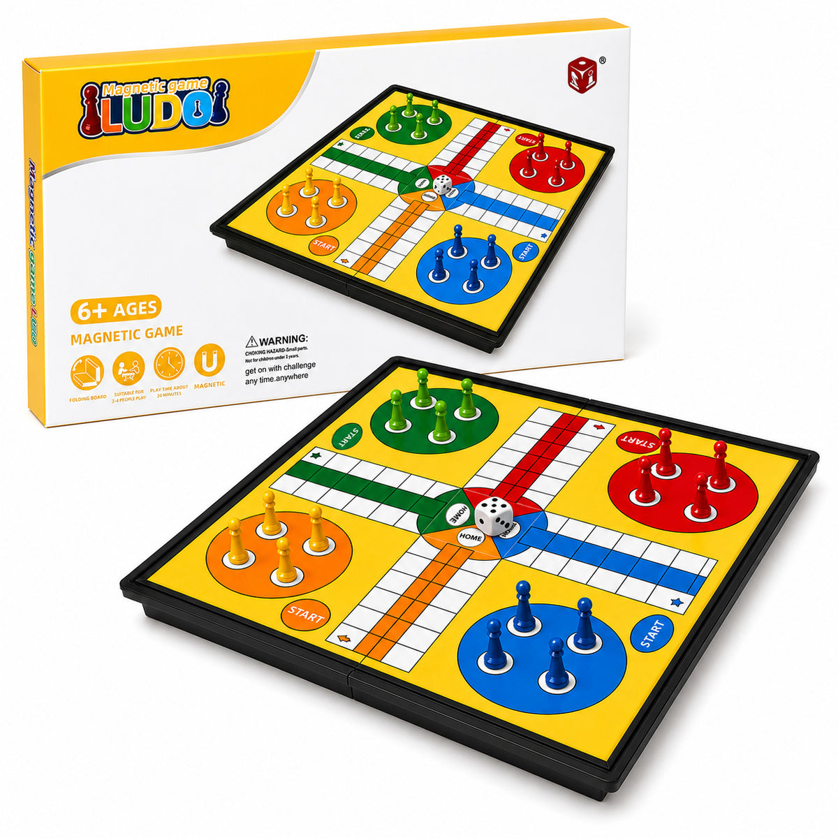 Magnetic Folding Ludo Game